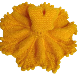 Laddu Gopal Yellow Woolen Dress (Poshak)