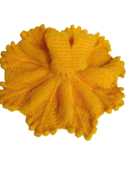 Laddu Gopal Yellow Woolen Dress (Poshak)